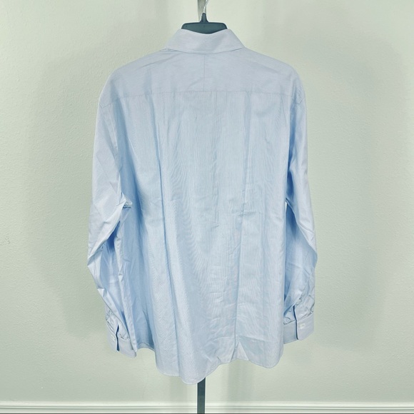 ALESSANDRO GHERARDI BLUE STRIPED POPLIN SHIRT - Picture 3 of 6